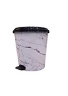 Tuffex pedálos szemetes mintás 10l TP2216 Márvány