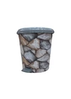 Tuffex pedálos szemetes mintás 10l TP2216 Díszkő