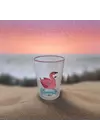 Rakle pohár flamingó mintával