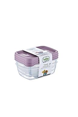 Hobby trend tároló doboz 3x0,6l 021015