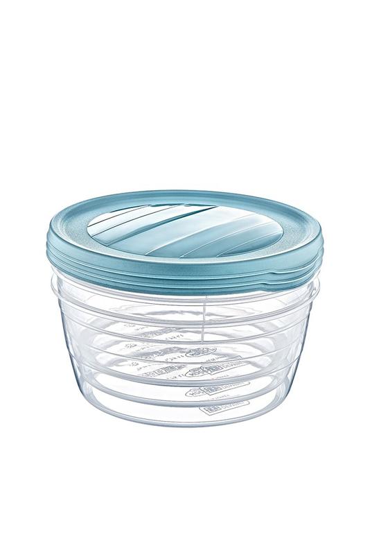 Hobby trend tároló doboz kerek 3x0,7l 021024