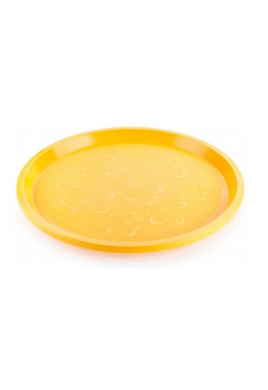 Berossi tálca kerek 33 cm napsárga IK17934 ÚJ