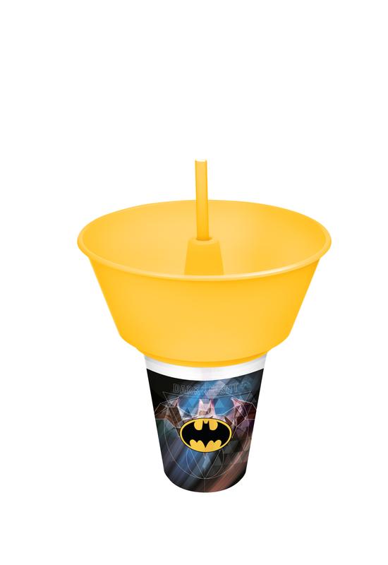 Tuffex Batman üdítő+snack tartó Batman TP564-50 ÚJ